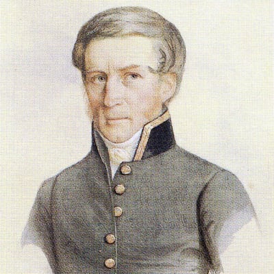 Carl Axel Gottlund tuntemattoman piirtäjän tulkitsemana.