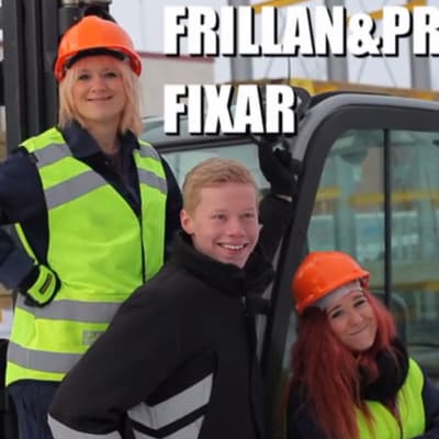 Frillan och Prillan kör truck