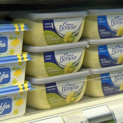 Kaupan margariinihylly