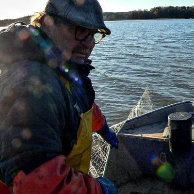 kalastaja verkoilla, Hannu Lahtonen