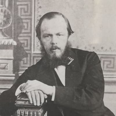 Dostojevskij och hustru Anna.