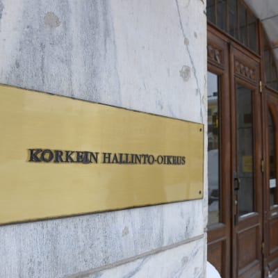 Korkein hallinto-oikeus Helsingissä 18. tammikuuta 2016.
