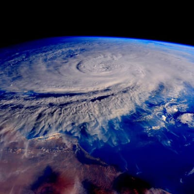 Syklooni Chapala Arabianmeren yllä 31. lokakuuta.