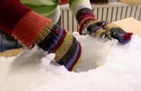 Forma snön i önskad form