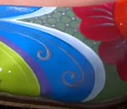 johannas sko, detalj