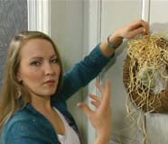 Använd så mycket bastband som du tycker ser fint ut.