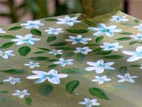 En blomsteräng på sitsen