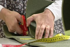 Klipp ut liggunderlagsbitar