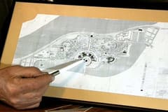 Planritning på rekreationsparken i Bagdad