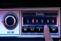 Originalradion på plats och i funktion