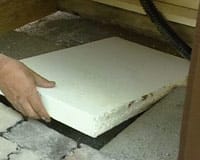 Johan installerar kärlet