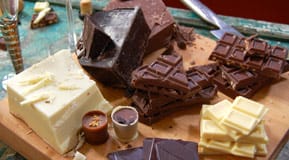 Vin och choklad, dubbel lycka