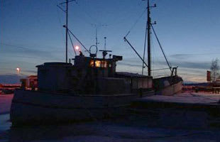 Sakari Lindströms hem, trålaren m/s Alfa