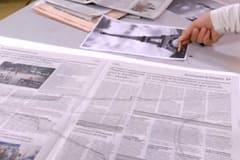 Parissymbol av tidningspapper