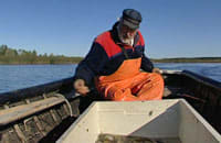 Jan-Ole Svens ute på fiske