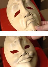 Grekisk teatermask
