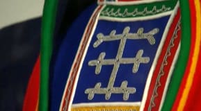 Svakkos designkappa, detalj