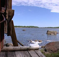 Vy från fiskarbastun