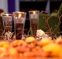 Adventskransen lyser upp vintermörkret