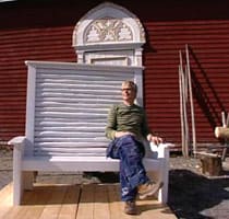 Den nyss färdigställda soffan