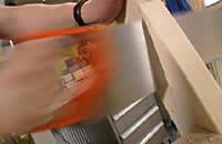Kapa bräda för att få två fotstöd