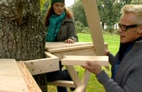Liggande bräde för extra stöd