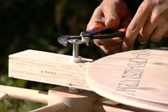 Propellern sedd bakifrån, detalj