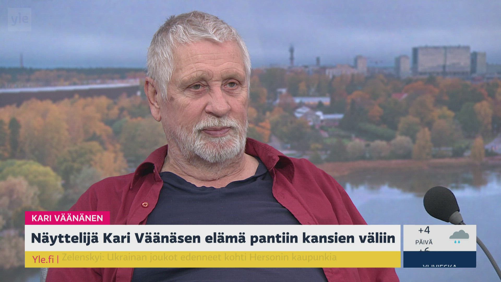 Näyttelijäohjaaja Kari Väänänen muistelmateoksestaan 