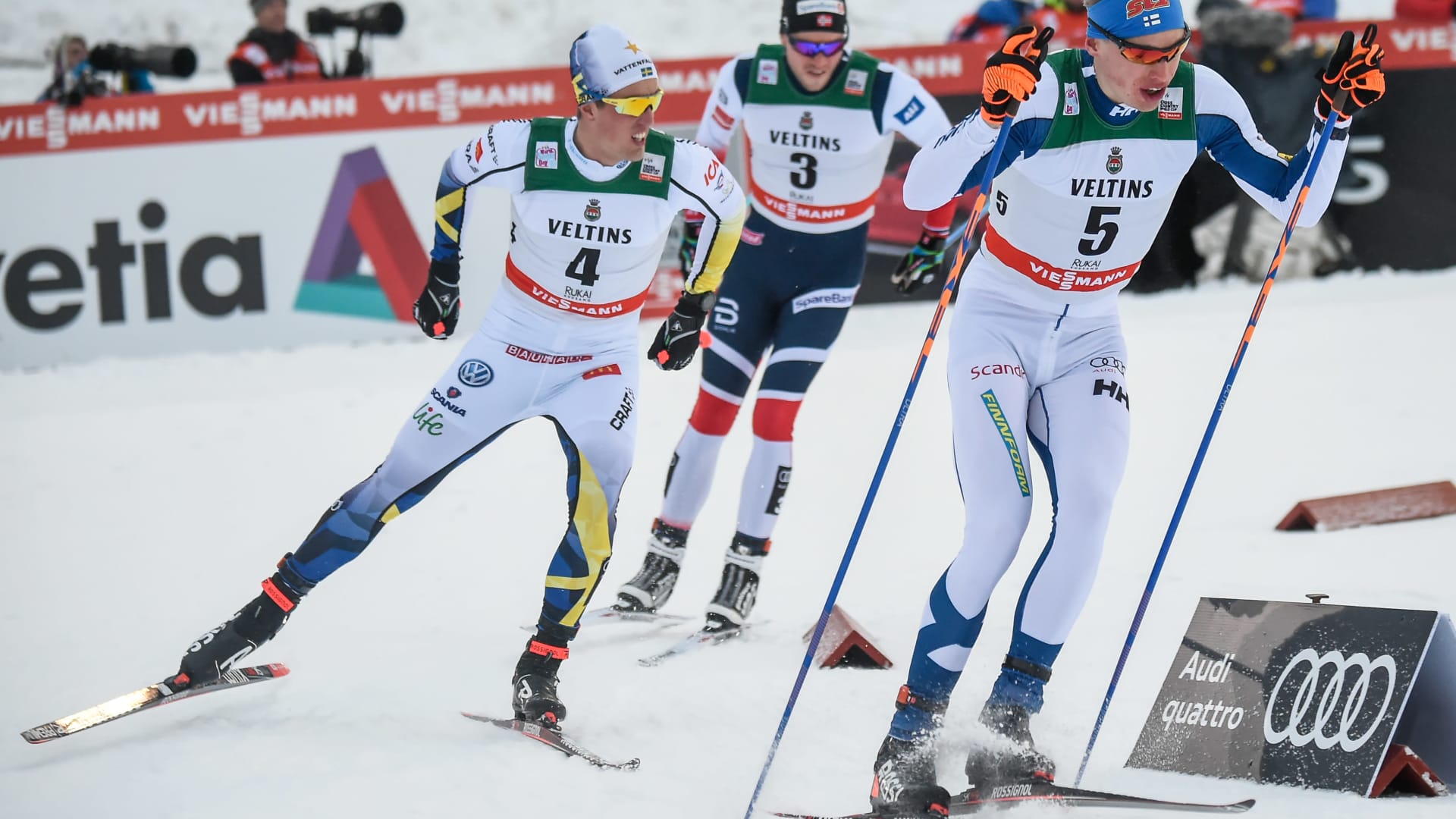 Världscupen i Ruka, skidor, herrarnas jaktstart (svenskt referat