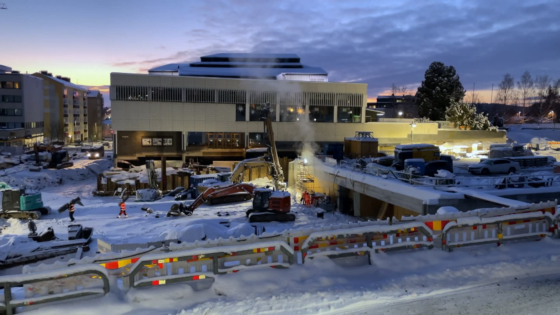 Pakkanen koettelee rakennustyömaita Yle KeskiSuomen ja EteläSavon