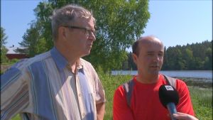 Ola Österblad och Peter Back från föreingen Iskmosunden. Ola Österblad och Peter Back från föreningen Iskmosunden.