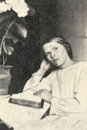 Maria Åkerblom Kammion sairaalassa 1924 Maria Åkerblom Kammion sairaalassa 1924