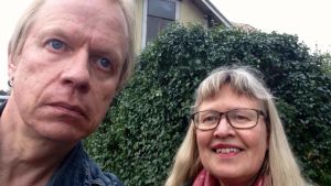 Häcken som Peter klippte. Ann-Sophie Sandström äger den. Häcken som Peter klippte. Ann-Sophie Sandström äger den.