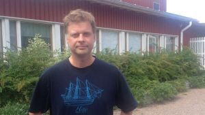 Magnus Ljungqvist, rektor i Degerby skola Rektor Magnus Ljungqvist vid Degerby skola i Ingå