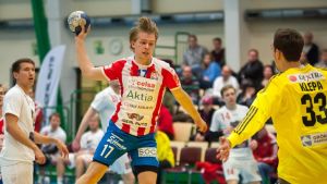 BK:s Nicholas Mavrostomos gjorde tre mål på onsdagen. Nicholas Mavrostomos, BK-46.