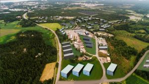 Så är det tänkt att företagsområdet i Kullo ska se ut. Stadens illustration av det planerade industriområdet i Kullo