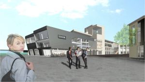 Stormarknadsfrågan i Norra hamnen i Ekenäs har väckt motstånd i De gröna leden. Plan över Norra hamnen
