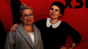 Karin och Maria startade kampanjen #faboless. Karin Palmén och Maria Ahonen.