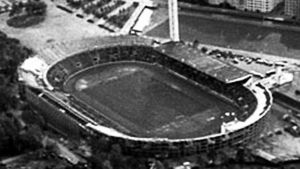 Sommar-OS i Helsingfors 1952, betydde enligt Homén mycket för Helsingfors och Finland. Han tror inte att vinter-OS skulle vara allas lika betydelsefullt. Olympiastadion.