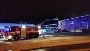 Brand i Runosbacken i Åbo.