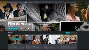 Skärmdump från Yle Arenans filmsida.