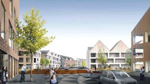 Förslag 2: Nickby bulevard. Skissförslag på Nickby boulevard