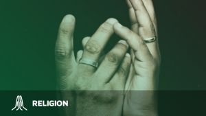 En tro kan vara en fördel för en långvarig lycka. Abimix grafik för studentexamensproven i religion