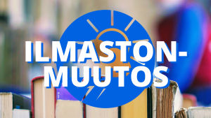 Kirjoja ja teksti: ilmastonmuutos