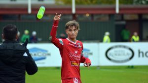 Samu Alanko satte tonen för söndagens derby mot KPV med sitt mål. Samu Alanko.