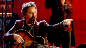 Bruce springsteen har blivit en politisk röst som många lyssnar på. Bruce Springsteen