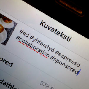 Sponsoroitu postaus Instagramissa