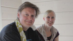 Henri och Riitta Talvitie har väntat länge på att för öppna. Henri och Riittaa talvitie