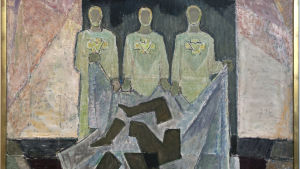 Våldets begravning (1973). Våldets begraving (1973), konstverk av Lennart Segerstråle.