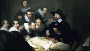 Rembrandt: Tohtori Tulpin anatomian luento (1632) Tohtori Tulpin anatomian luento (Rembrandtin maalaus)